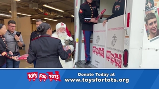 Christmas with Toys for Tots!